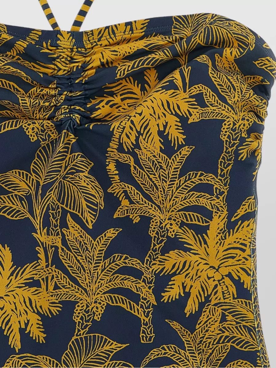 Eres Off-The-Shoulder Printed One-Piece Swimsuit