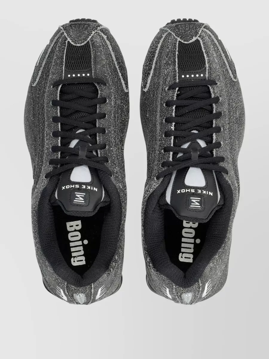 Nike Shox R4 Mesh Sneakers Reflective Accents