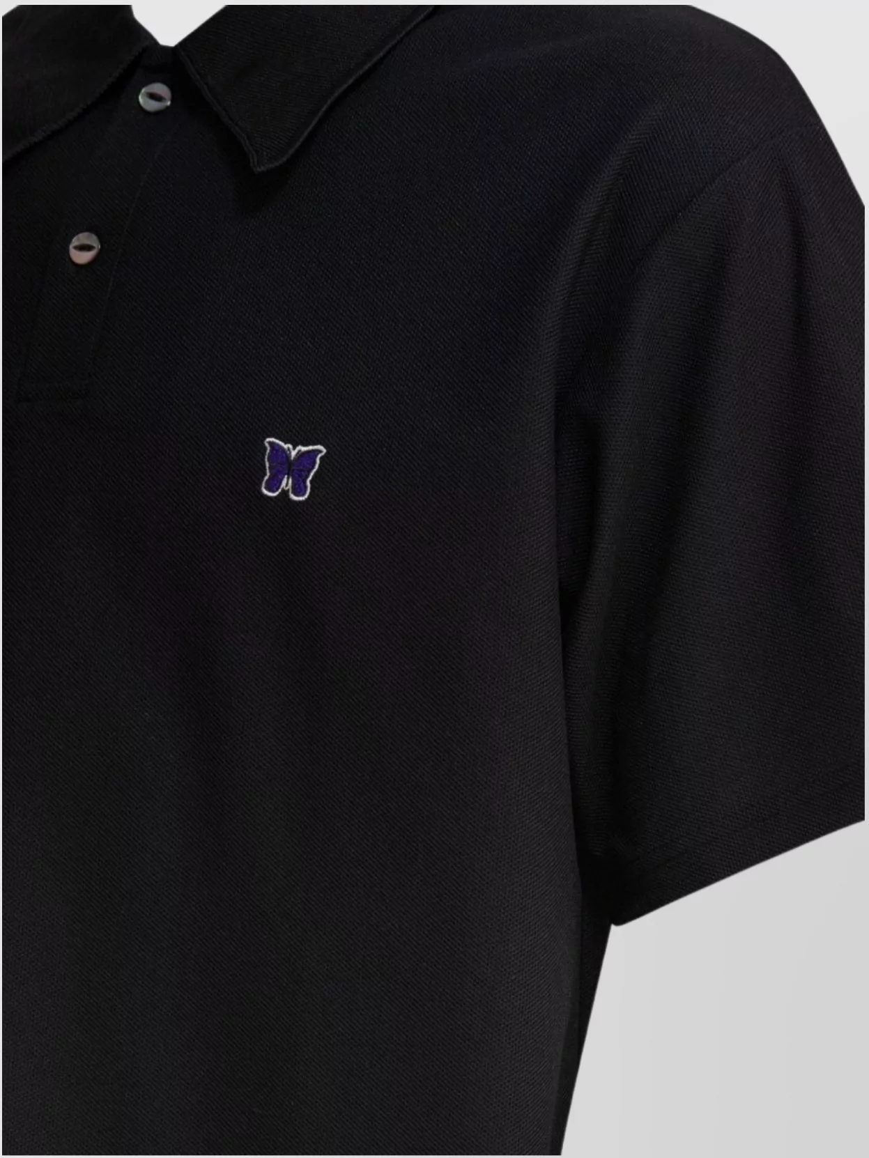 NEEDLES SHORT SLEEVE POLO SHIRTS 