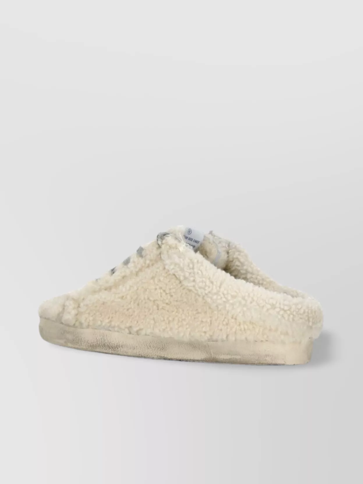 Golden Goose Super-star Sabot Shearling Sneakers In Brown
