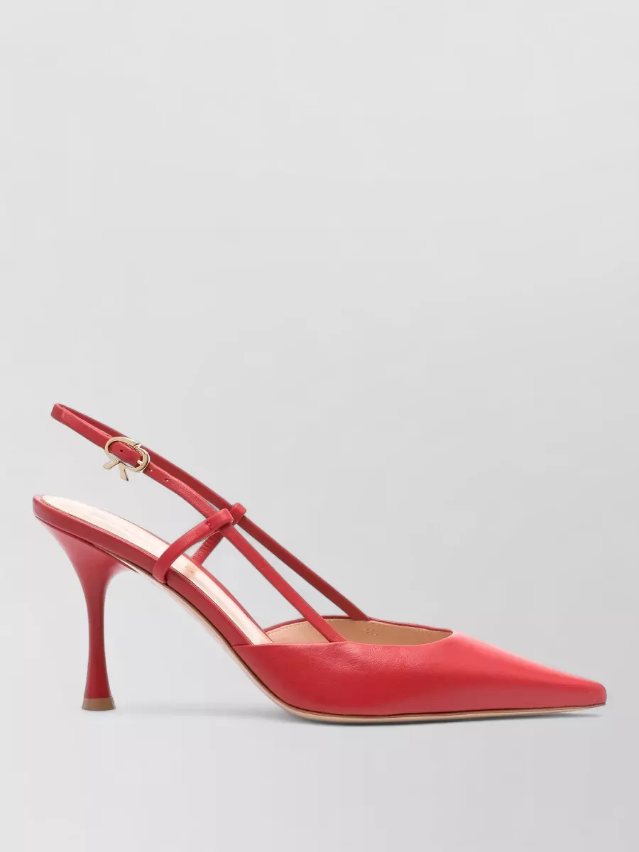 Gianvito Rossi Pointed Toe Slingback Strap Pumps