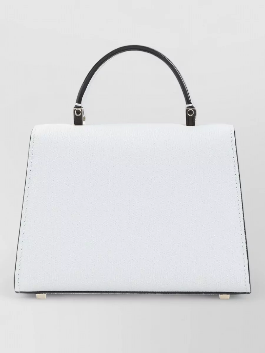 Valextra Iside Micro Leather Crossbody Bag