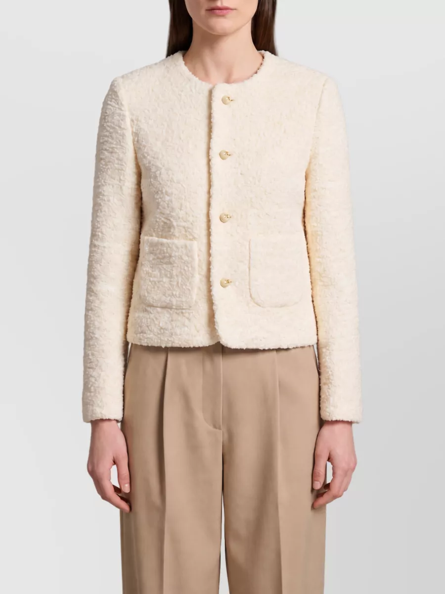 Celine Silk single-breasted coat