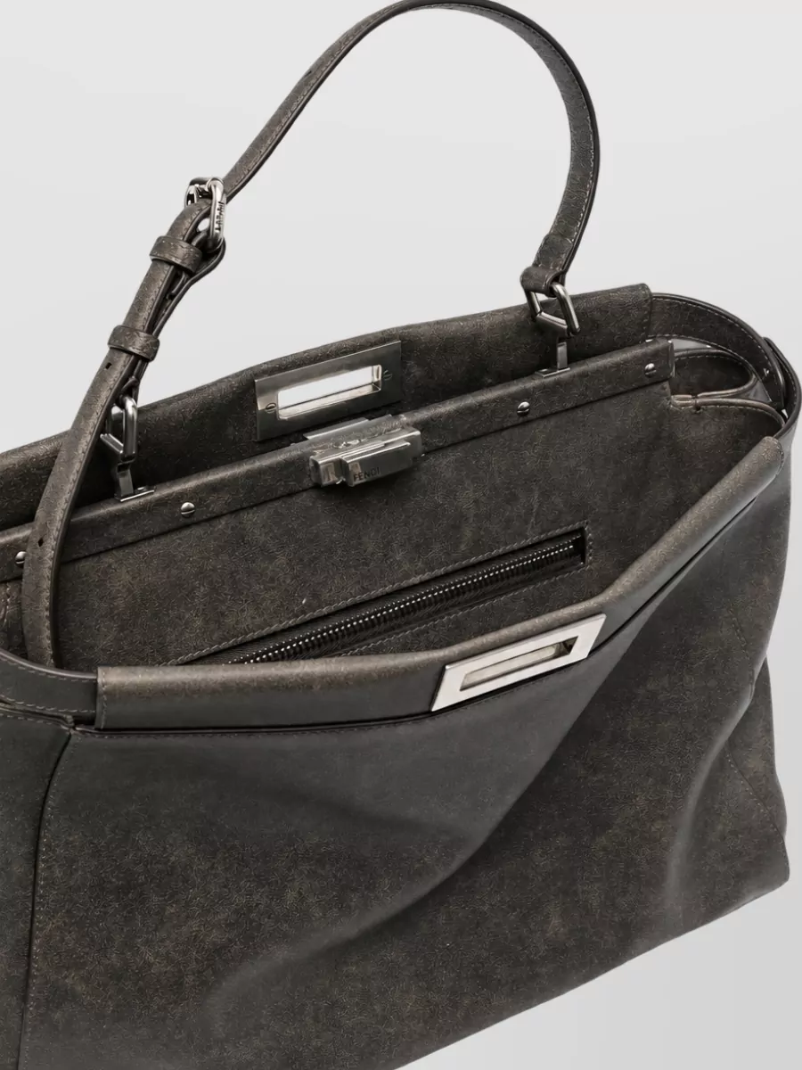 Fendi Leather Clutch Bag