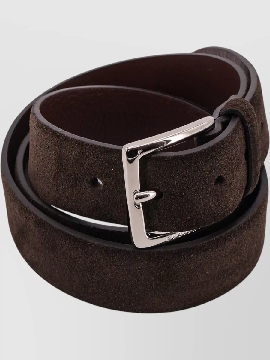 Orciani Suede Leather Belt