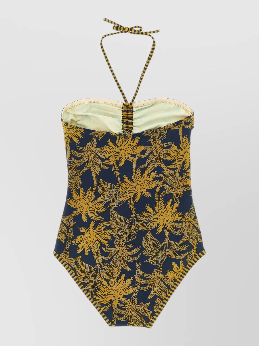 Eres Off-The-Shoulder Printed One-Piece Swimsuit