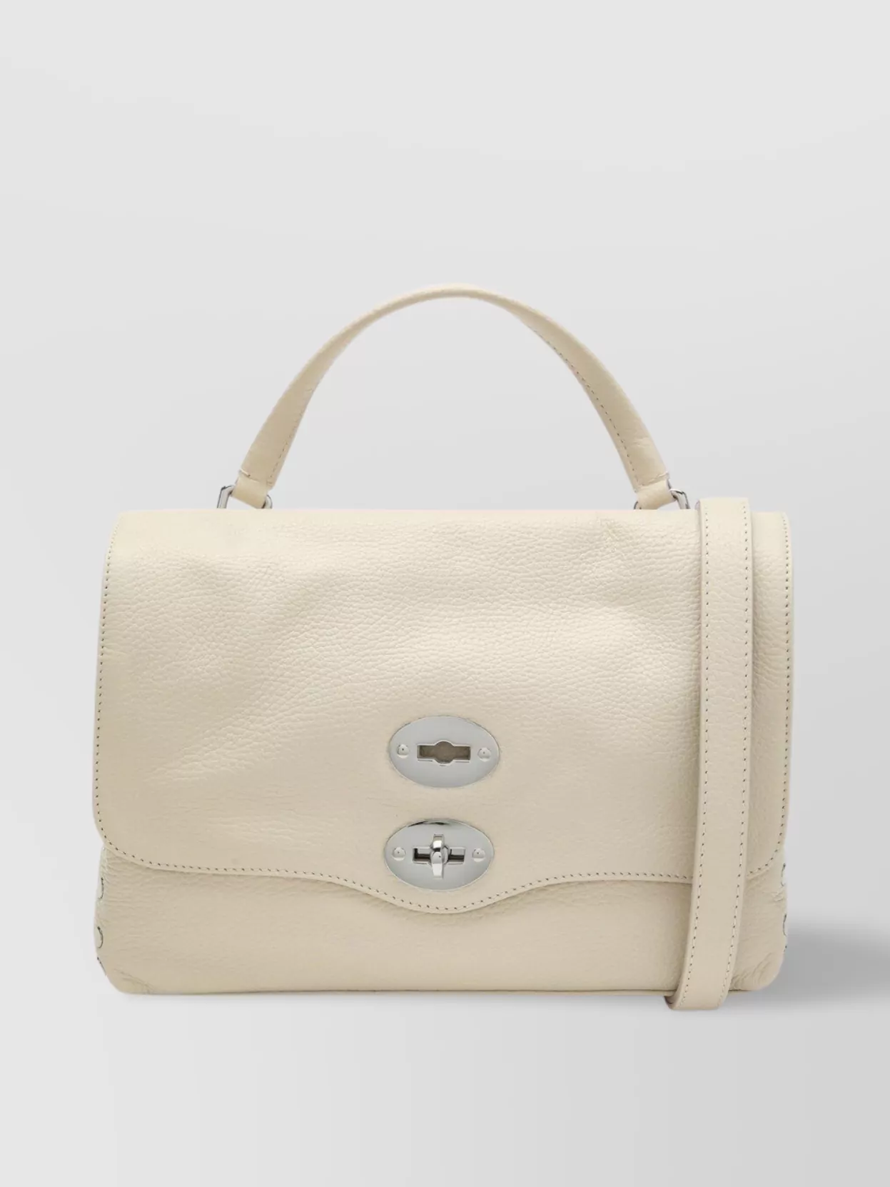 Zanellato Small Messenger Bag Strap Adjustable In Neutral