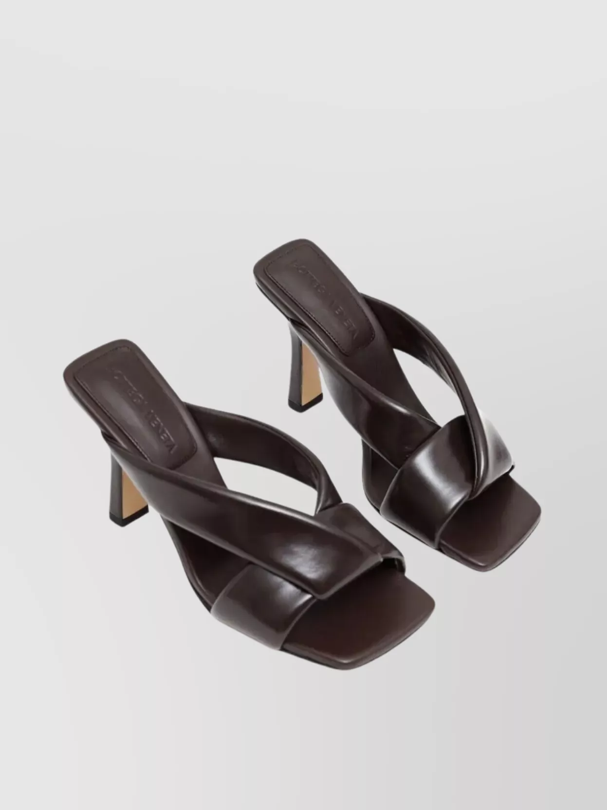 Bottega Veneta Criss Cross Padded Leather Slide Sandals