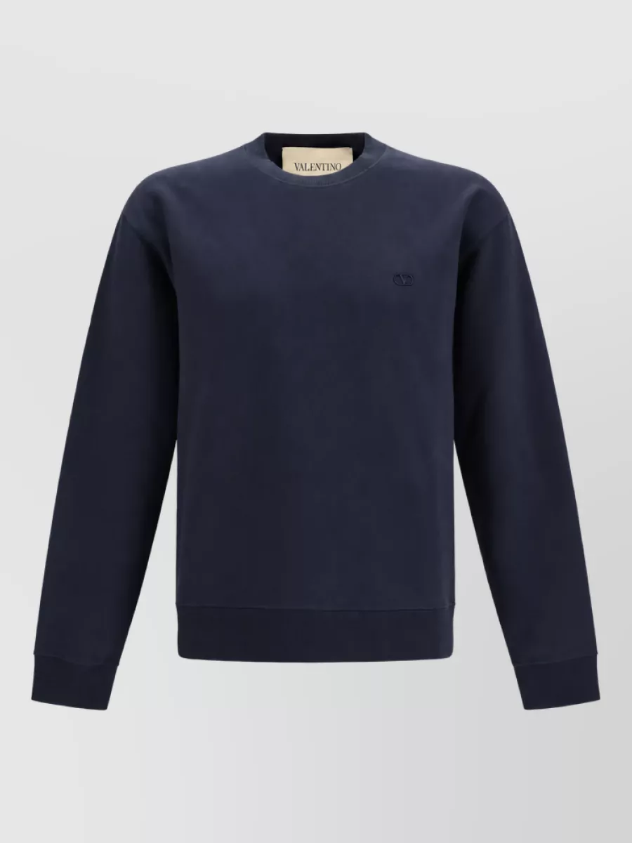 Valentino cotton crew-neck sweatshirt