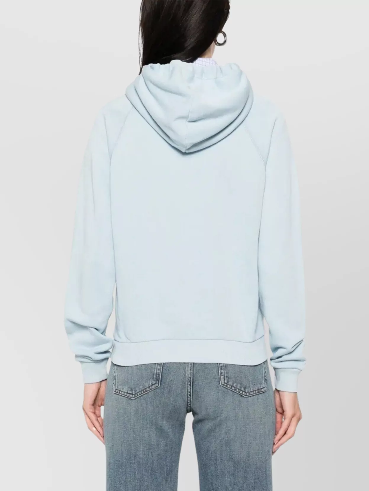 Shop Polo Ralph Lauren Hooded Cotton Blend Top