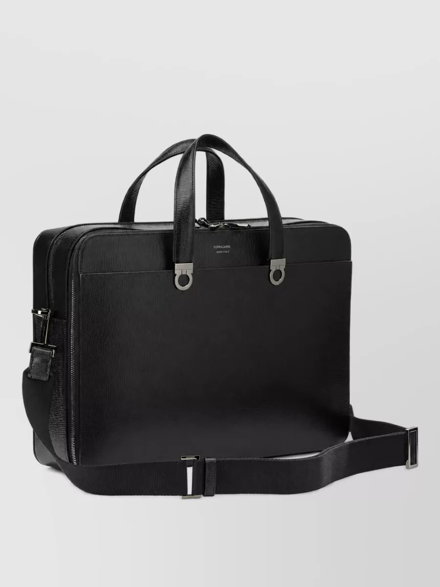 Ferragamo Calf Leather Large Briefcase