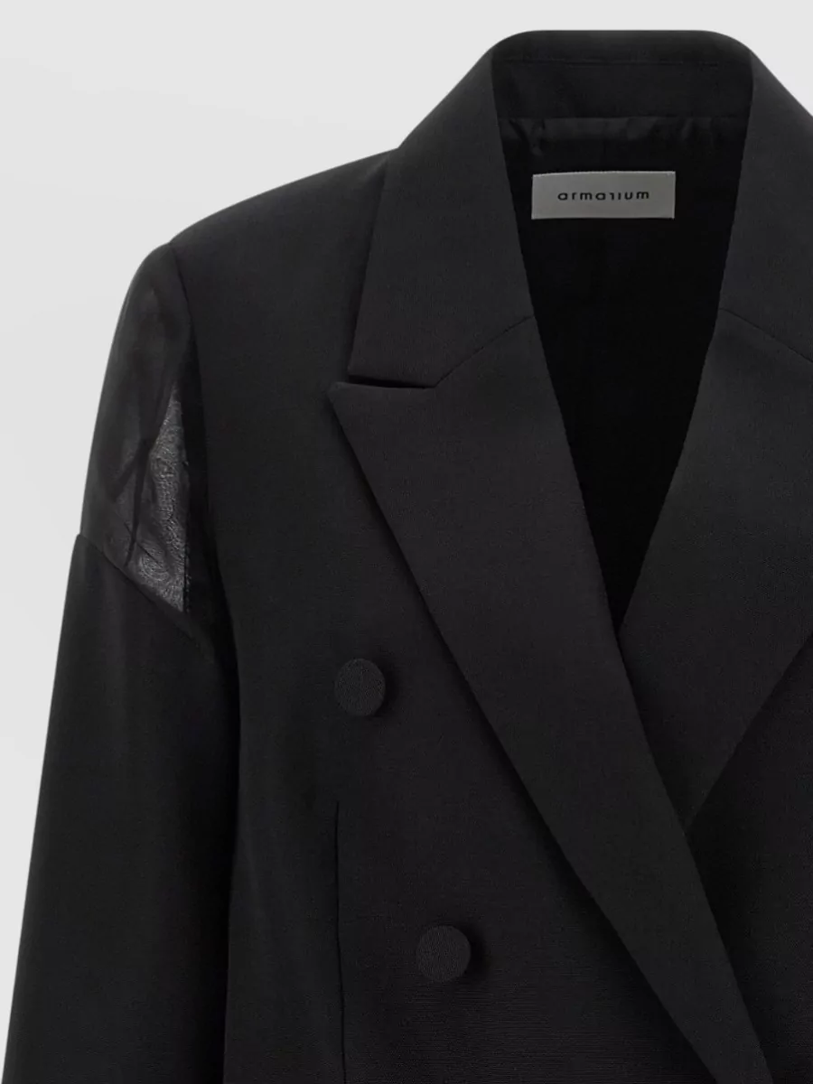 Armarium Virgin Wool Double-Breasted Blazer