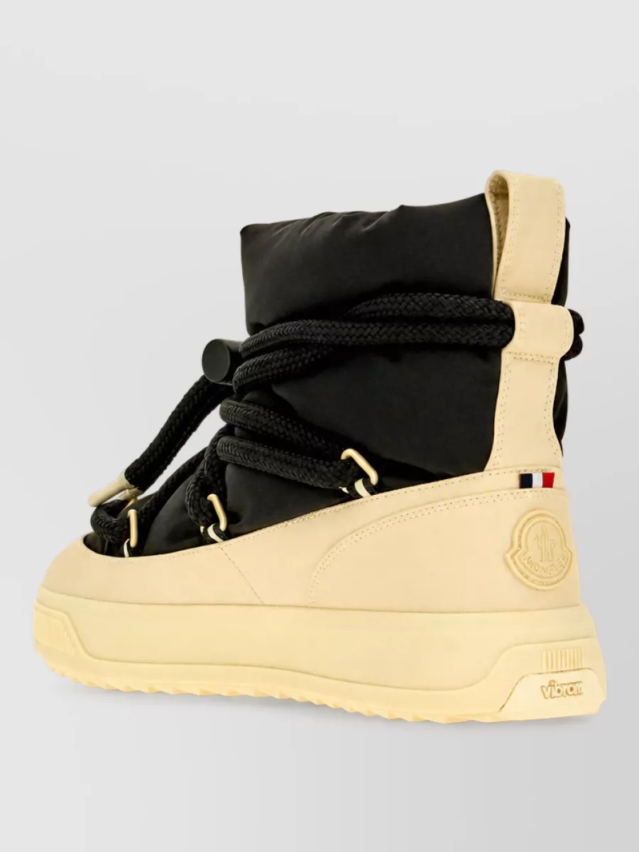 Moncler stretch nylon hi-top sneakers