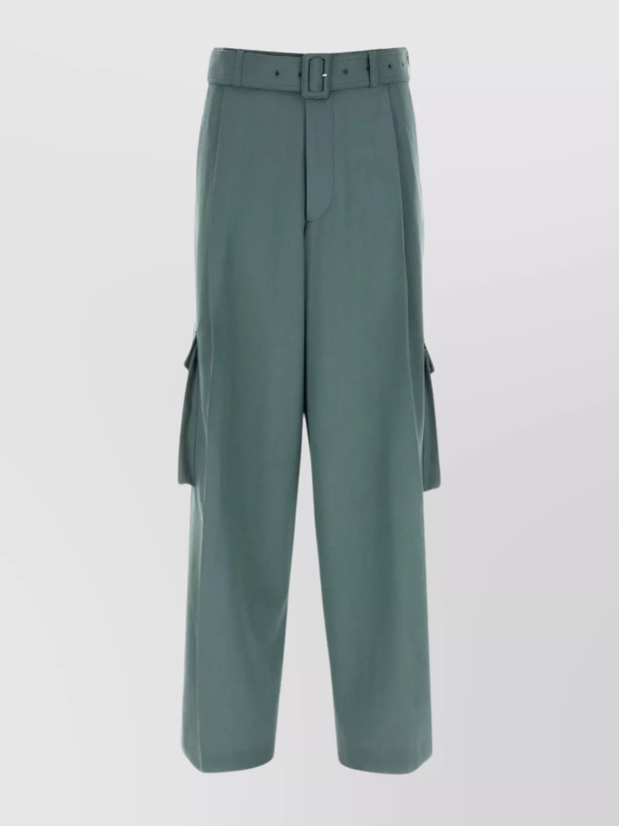 Shop Dries Van Noten Wide Leg Cropped Trousers With Front Pleats