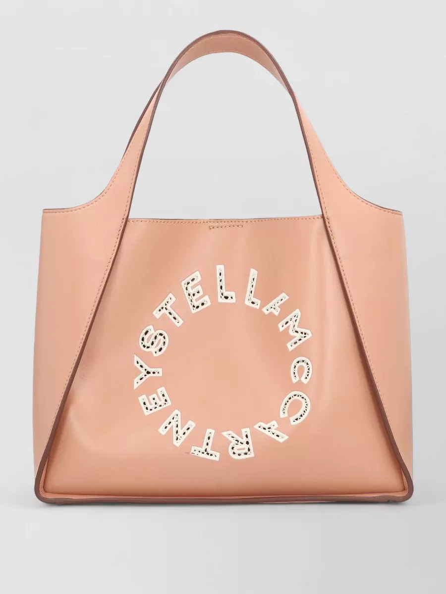 Stella Mccartney Logo Tote Bag Shoulder Strap Design