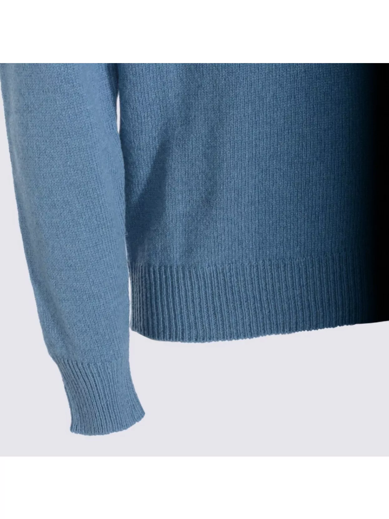 Lardini Polo Collar Sweater With Ribbed Cuffs And Hem