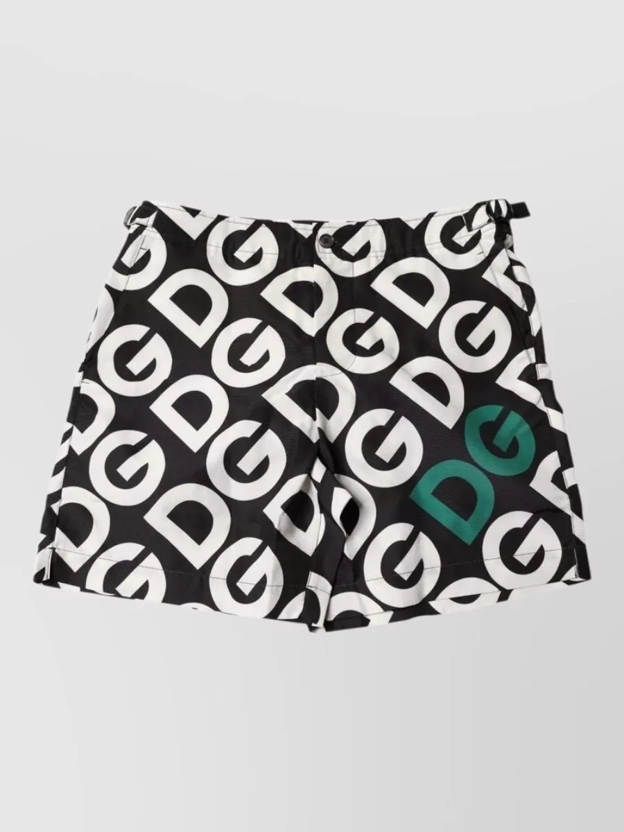 Dolce&Gabbana logo-print swim shorts