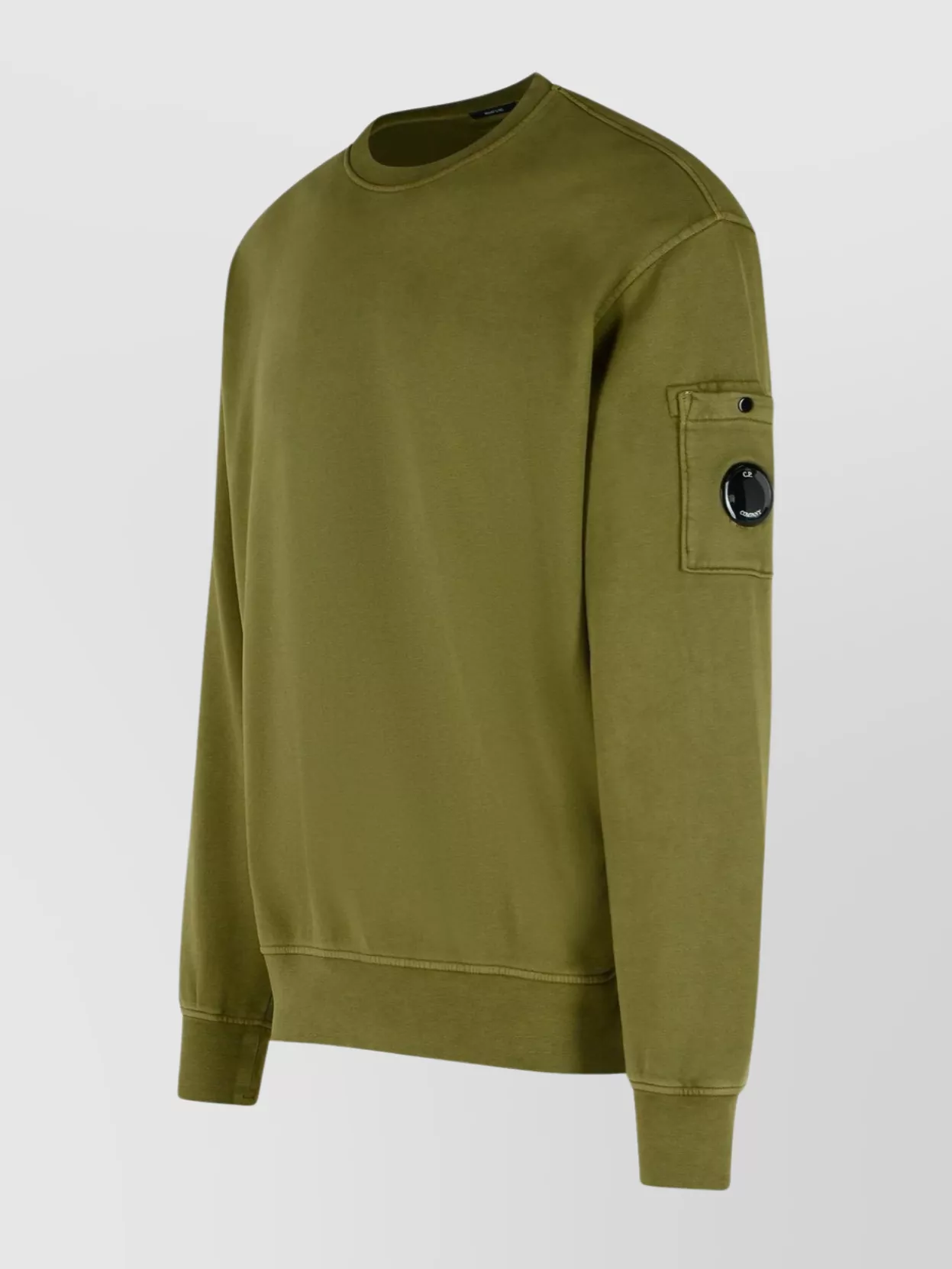 C.p. Company Cotton Sweatshirt Arm Pocket