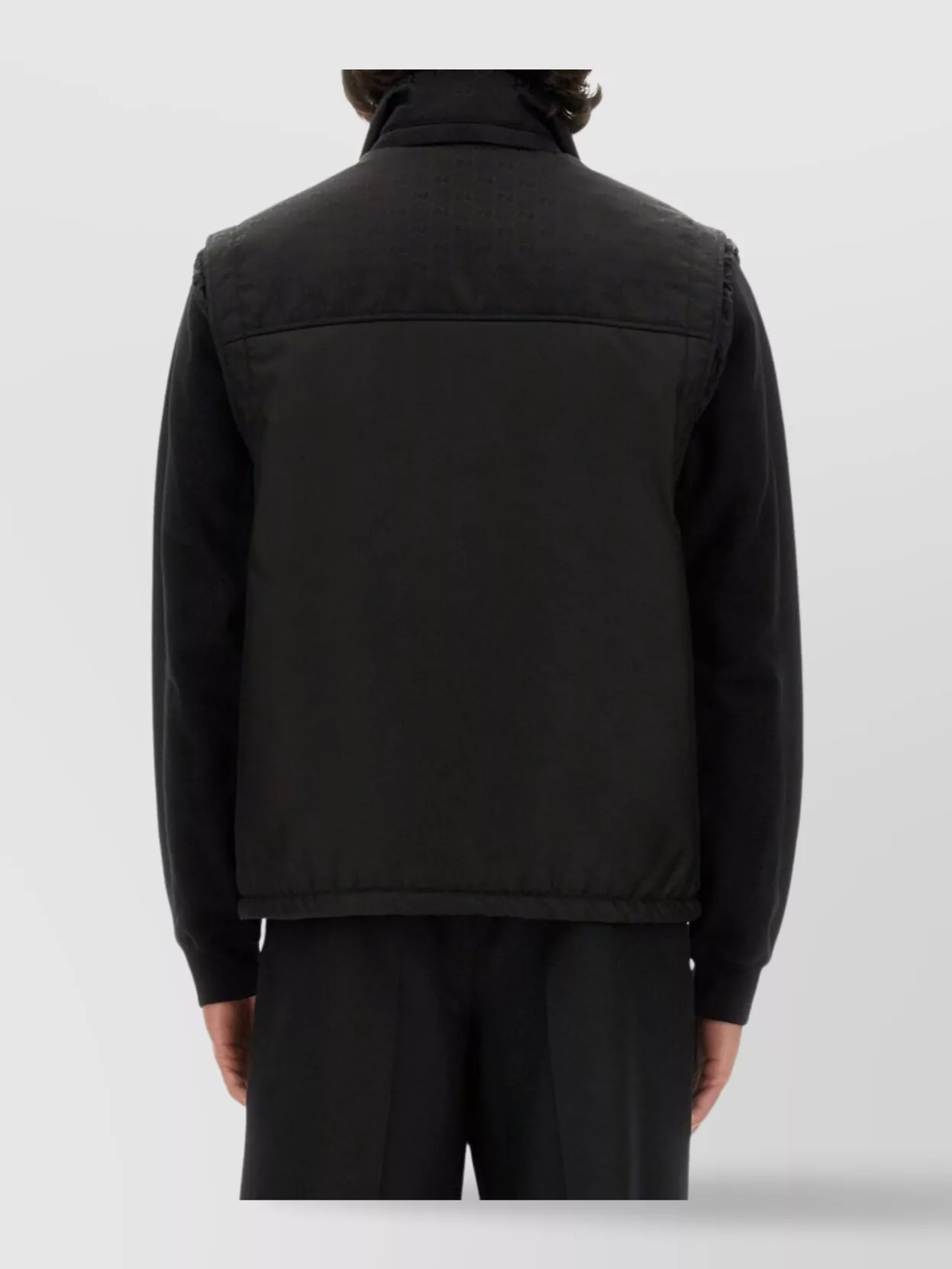 Gucci Quilted High Collar Sleeveless Vest