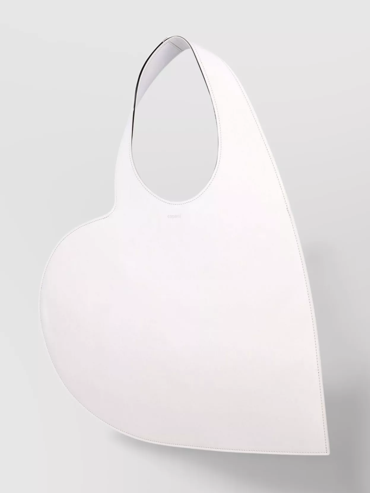 COPERNI HEART SHAPE LEATHER TOTE BAG