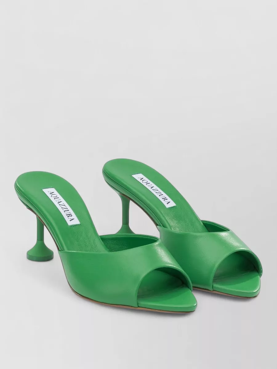 Aquazzura Leather Bisous 65 Mm Mules
