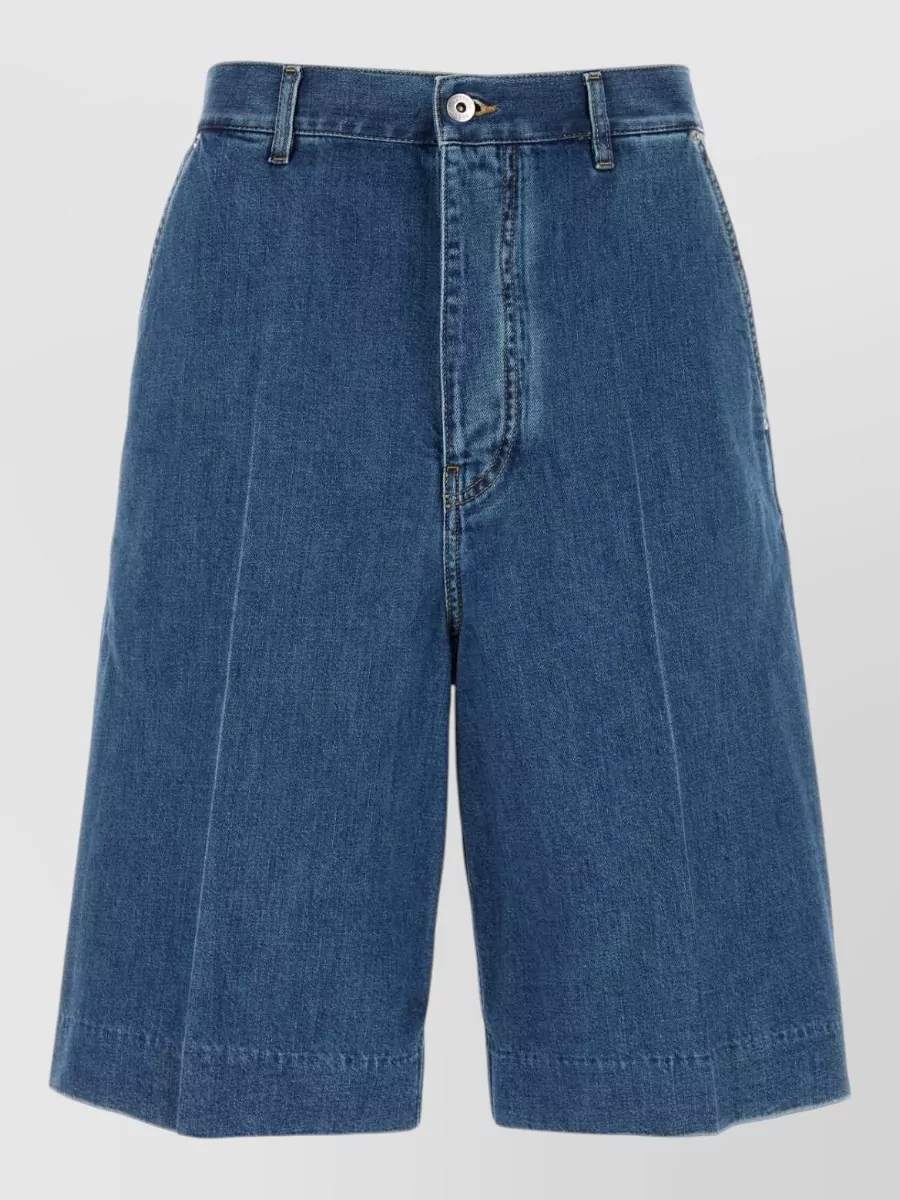 Bottega Veneta denim bermuda shorts