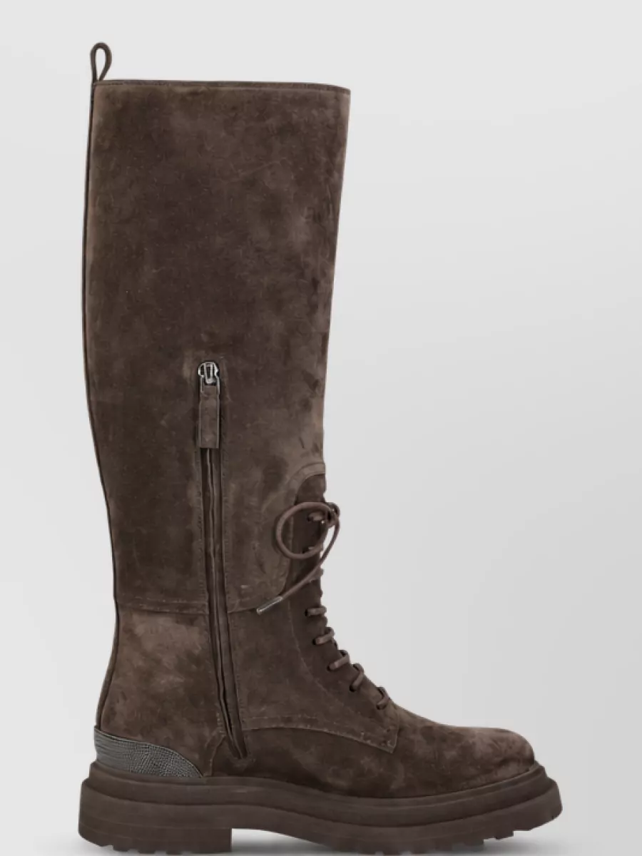Brunello Cucinelli Leather Ankle Boots