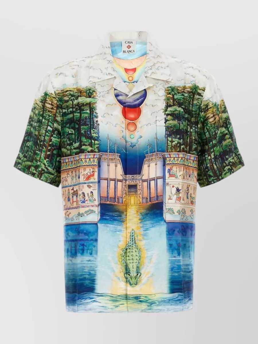 Casablanca silk printed shirt