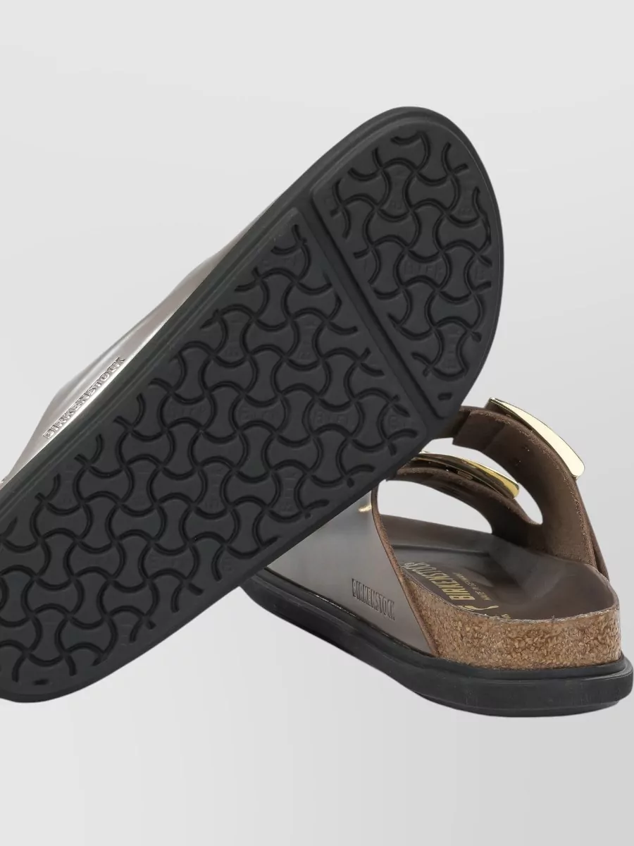 Birkenstock Leather Arizona Droplet Buckle Slides