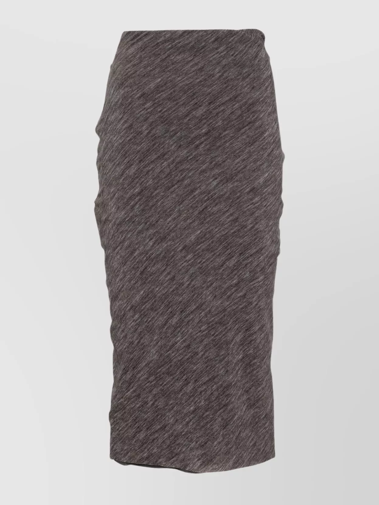 Philosophy Di Lorenzo Serafini Stretch Tulle Printed Pencil Skirt In Gray