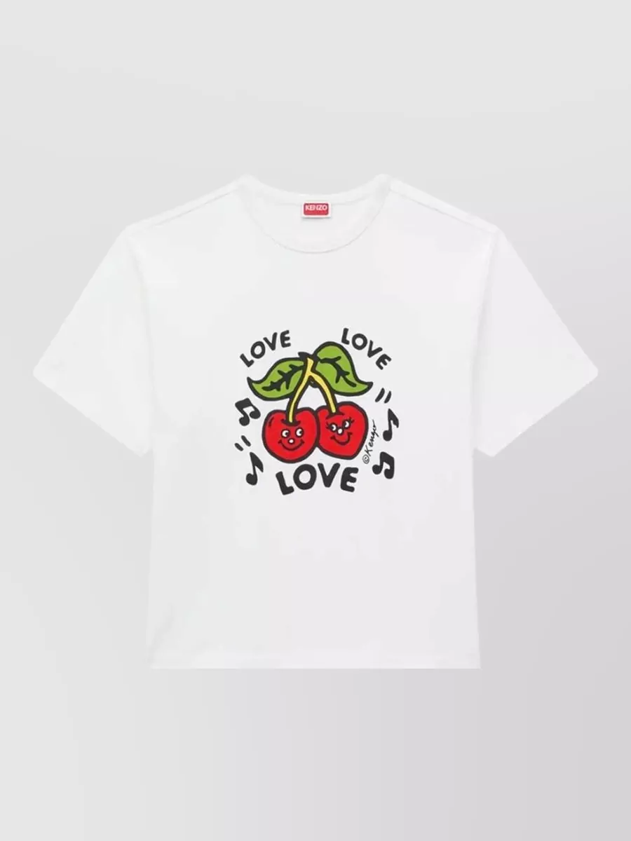 Kenzo organic cotton oversized embroidered t-shirt