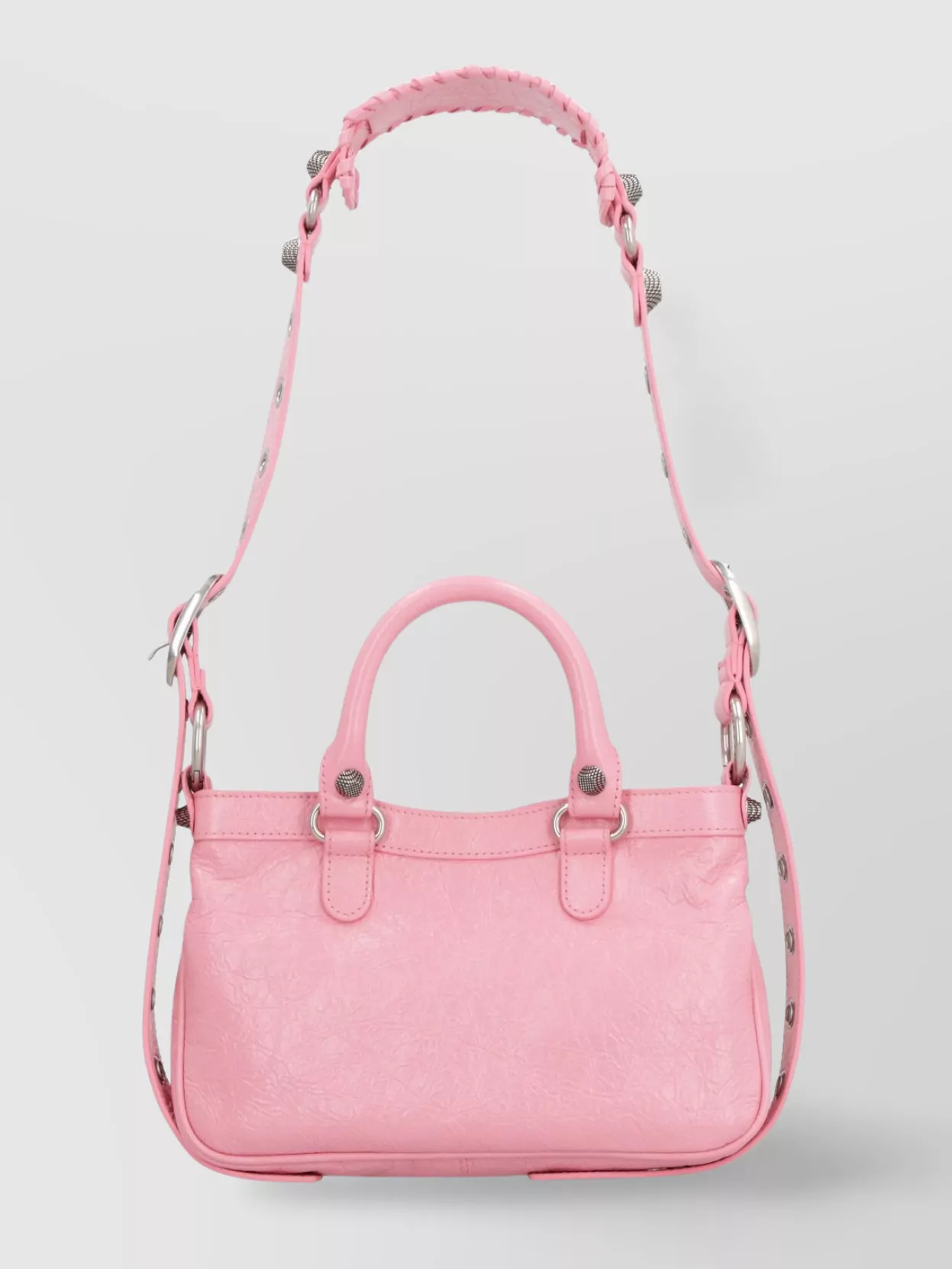 Balenciaga Modern Cagole Leather Shoulder Bag