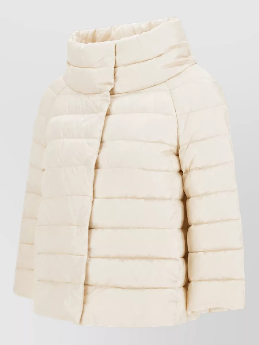 Herno Down Mini Cape Puffer Jacket