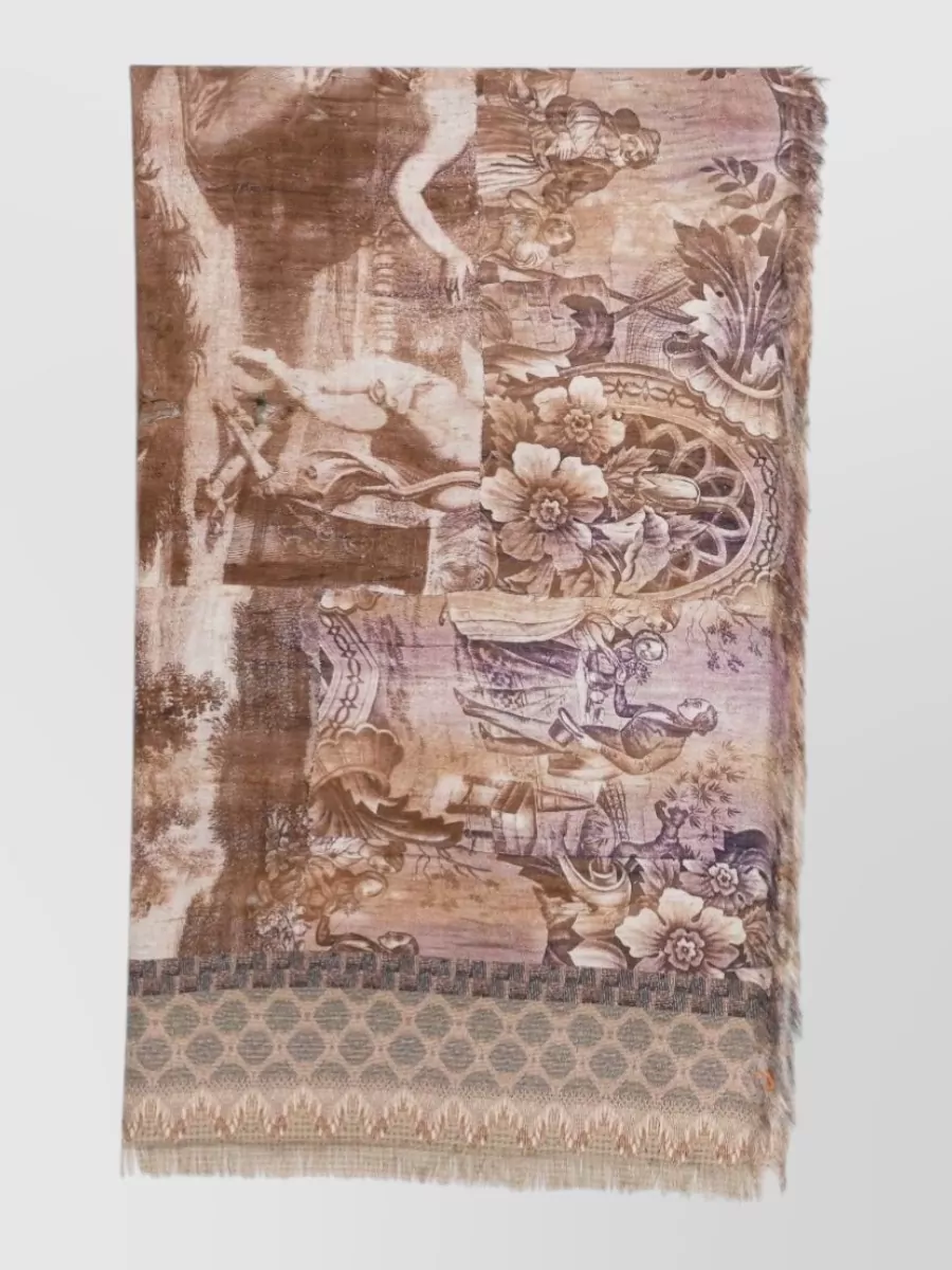 Pierre Louise Mascia Printed Silk Scarf