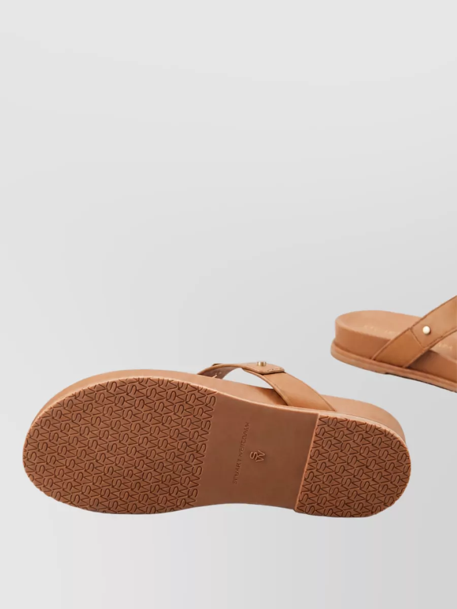 Stuart Weitzman Leather Slides