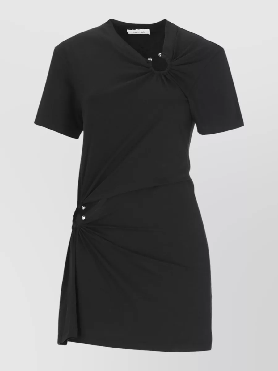 Paco Rabanne cotton cutout mini dress