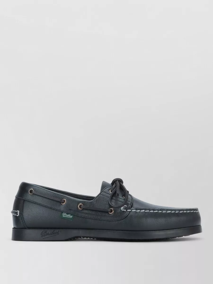 Paraboot Leather Boat Shoes