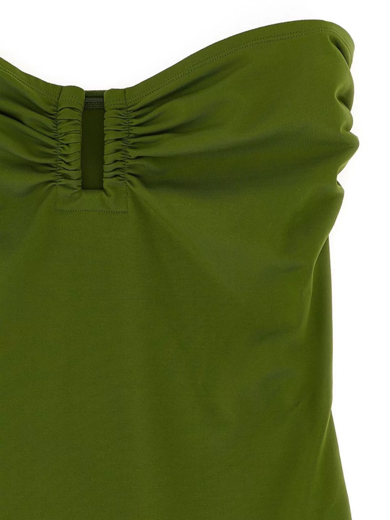 Eres "cassiopee" Strapless One-piece Swimsuit In Green