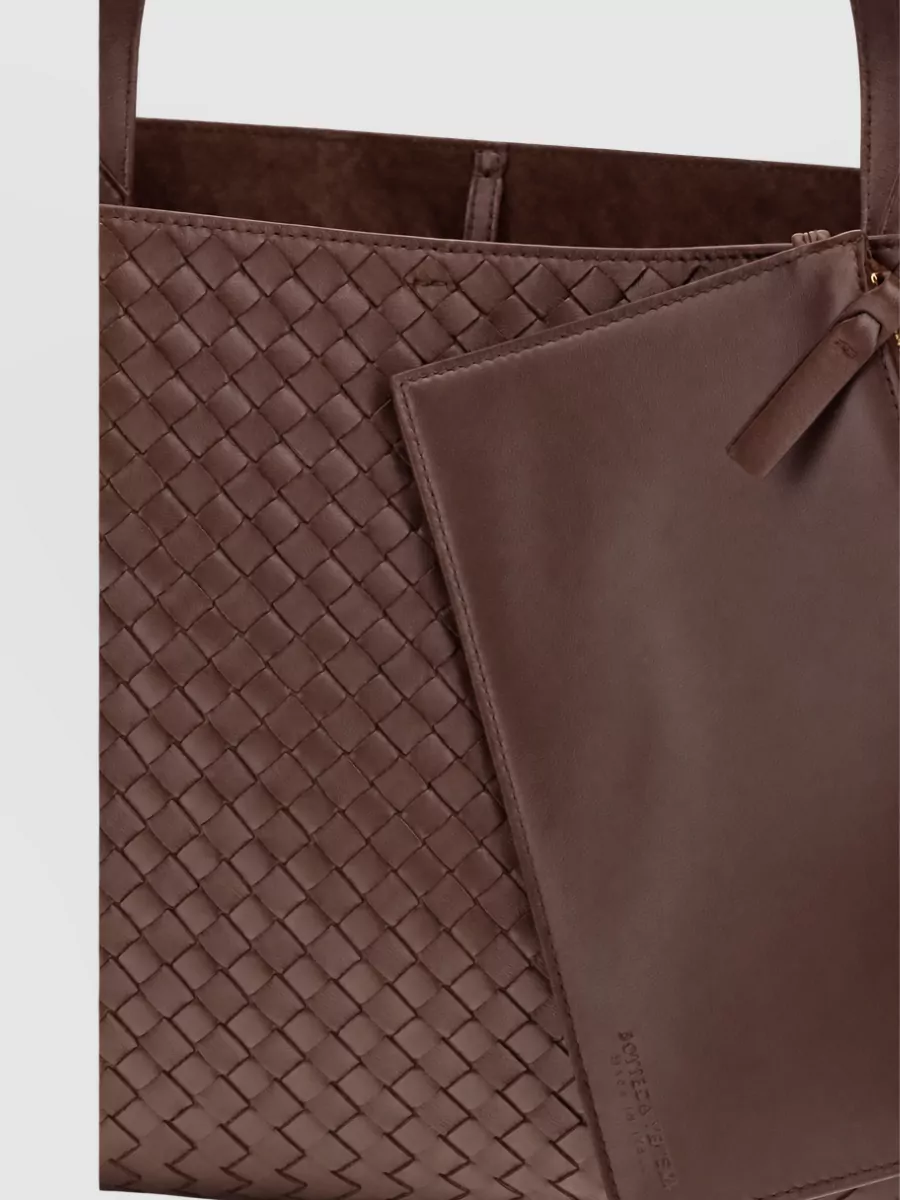 Bottega Veneta Na Lamb Leather Tote Bag