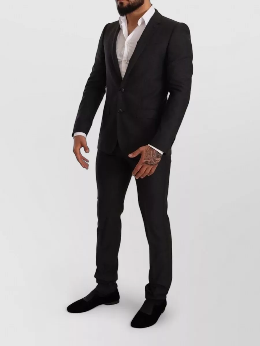 Dolce&Gabbana Wool Slim-Fit Tailored Trousers