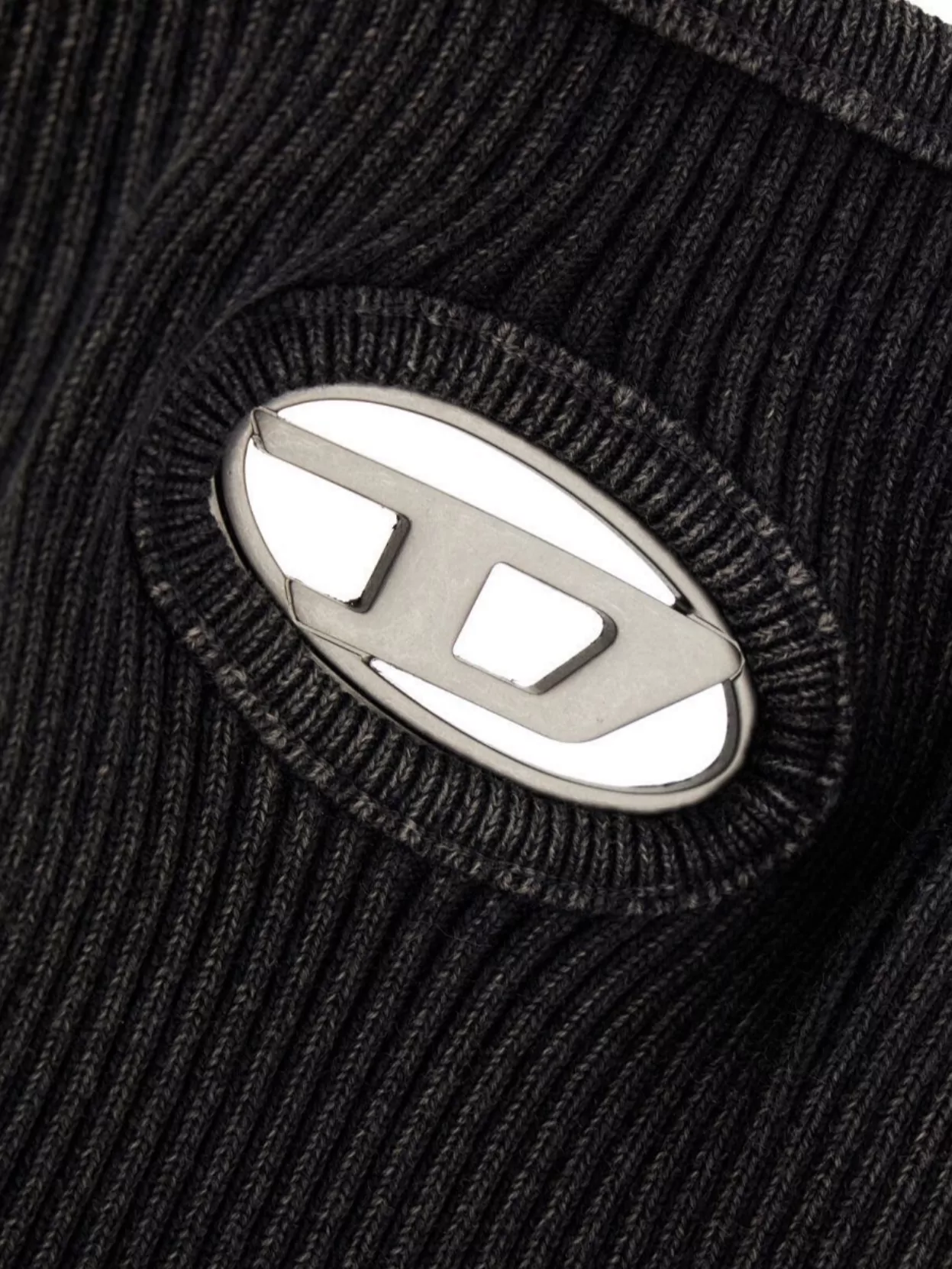 Diesel Textured Ribbed Strapless Top