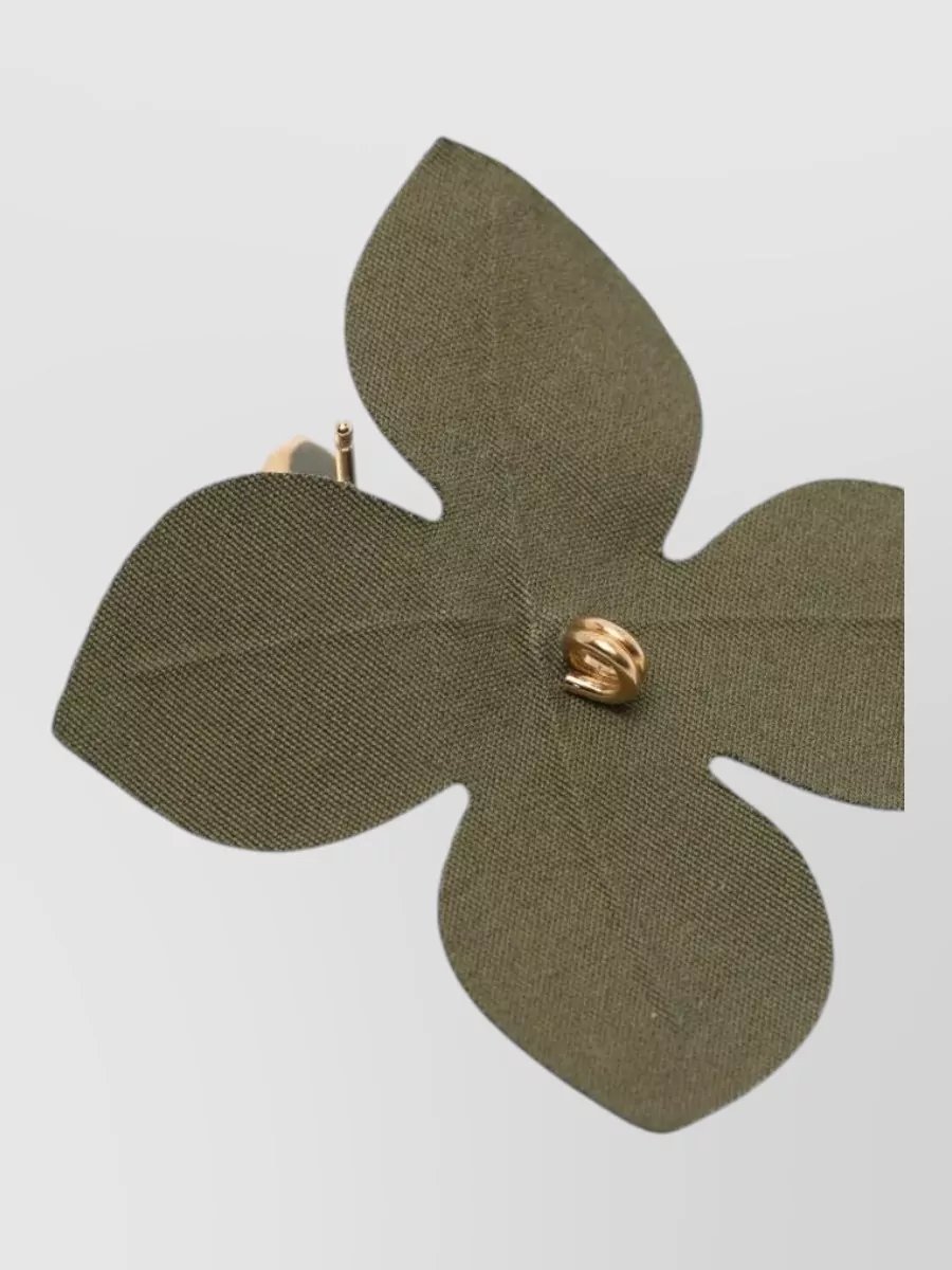 Marni Floral Drop Earrings Multicolor Stones Petals