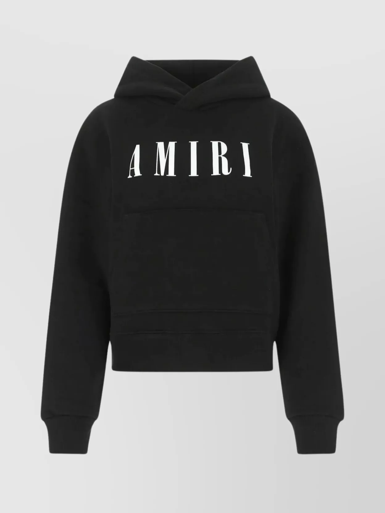Shop Amiri Cotton Hooded Oversize Sweatshirt In Black