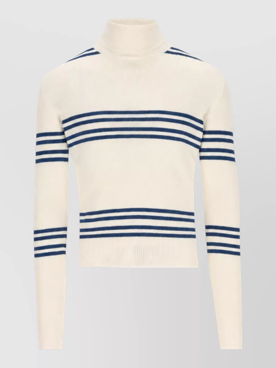 Prada wool ribbed turtleneck sweater