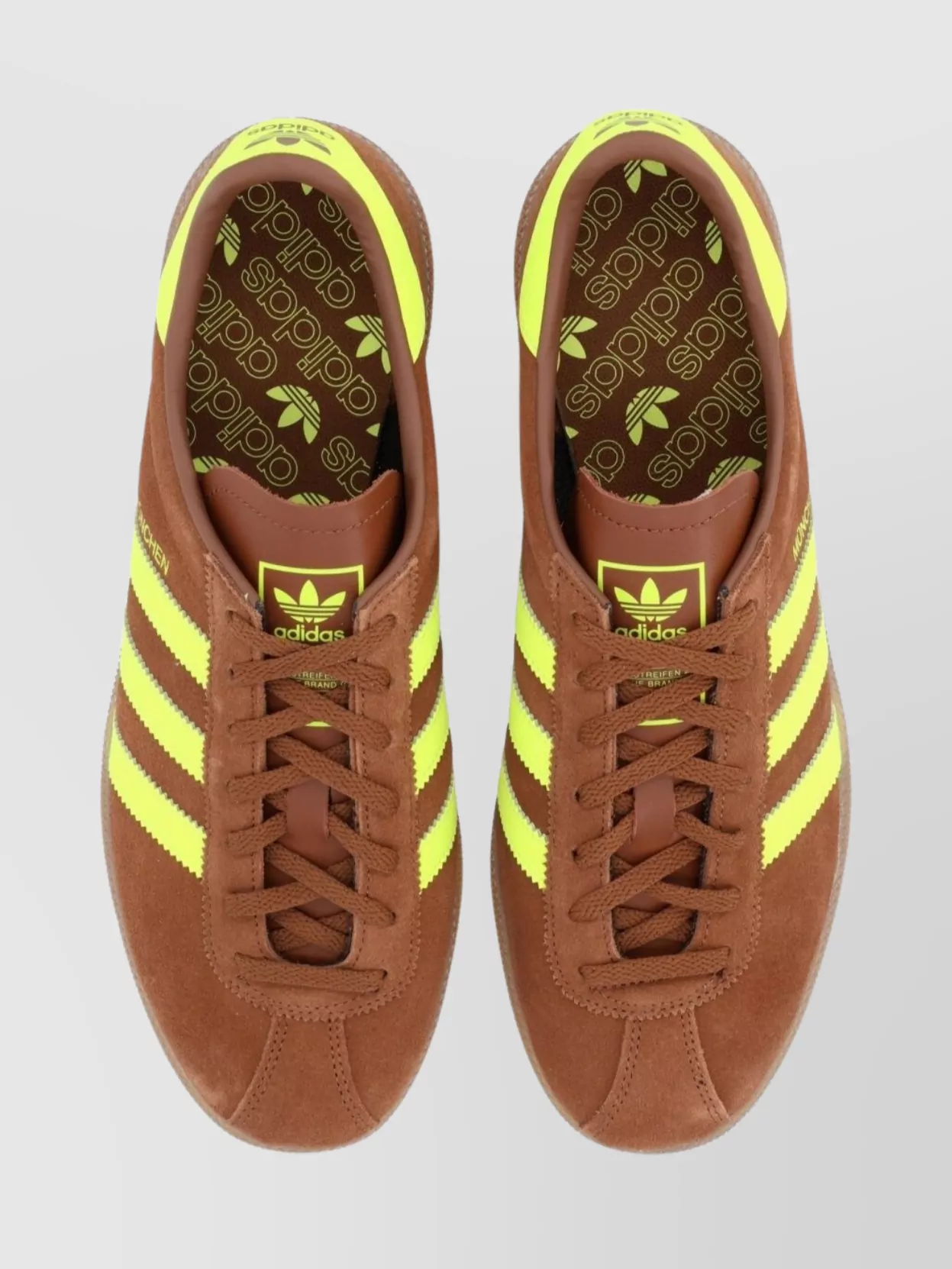 Adidas Originals Striped Suede Sneakers Rubber Sole
