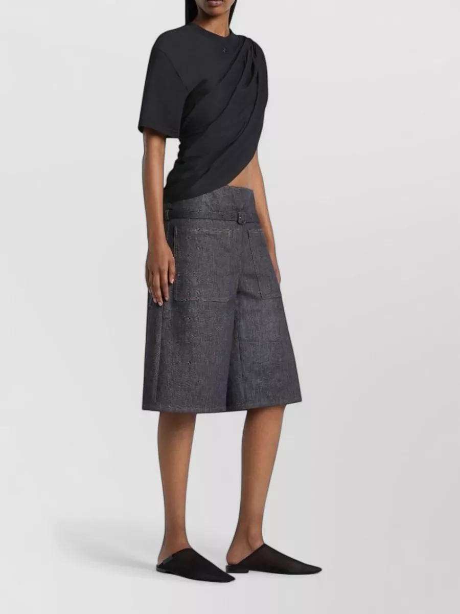 Courrèges Denim A-Line Mini Skirt