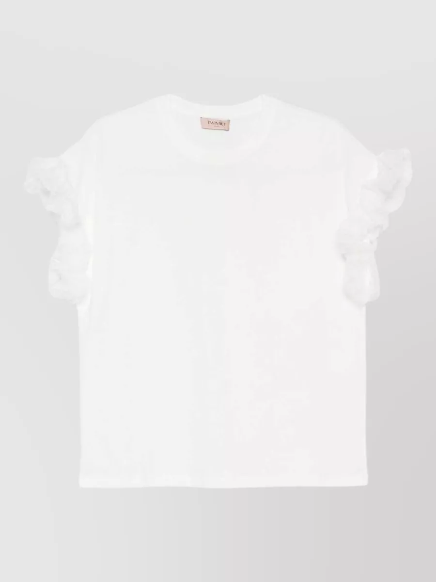 Twin-Set cotton short-sleeve t-shirt