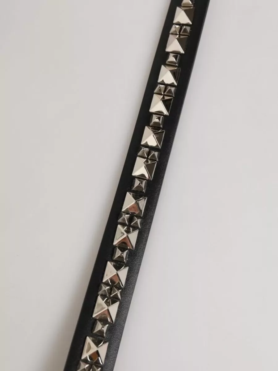 Dolce&Gabbana Leather Studded Belt