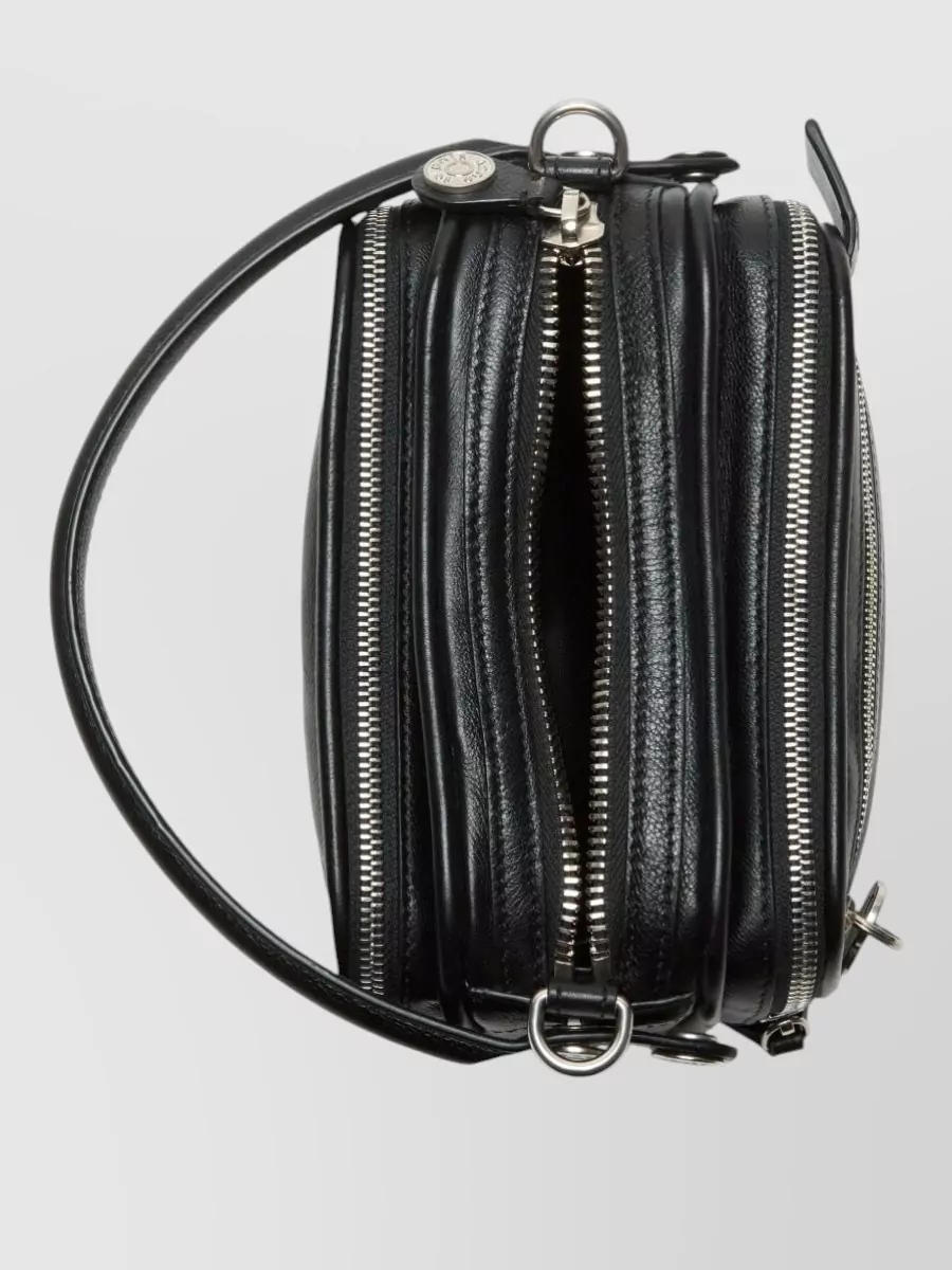 Acne Studios Shoulder Bag Detachable Strap Silver Tone Handle