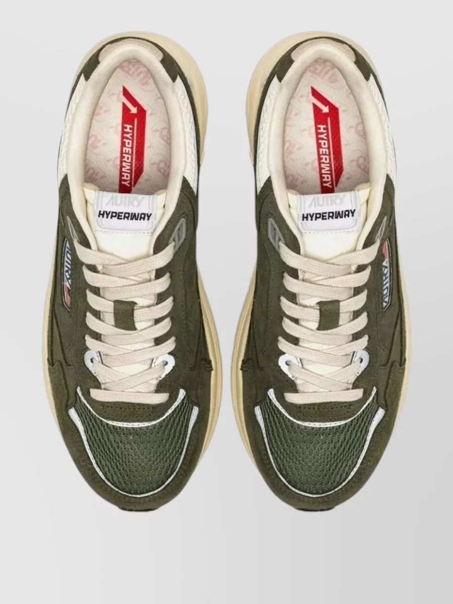 Autry Paneled Low-Top Sneakers